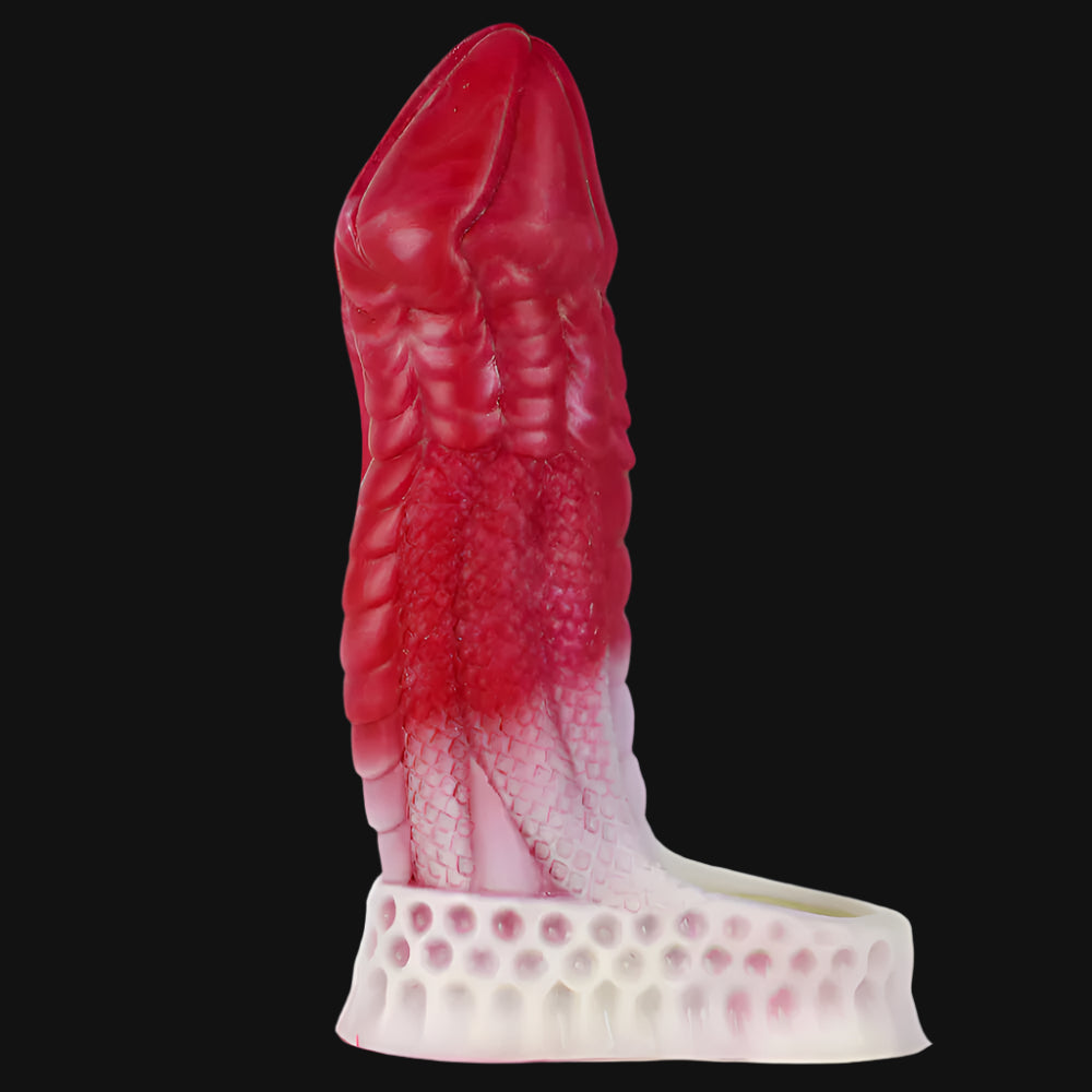 Dragon Dildo Penis Sleeve - Red at Tickle & Twist