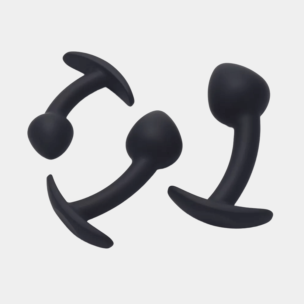 Midnight Silicone Butt Plug at Tickle & Twist