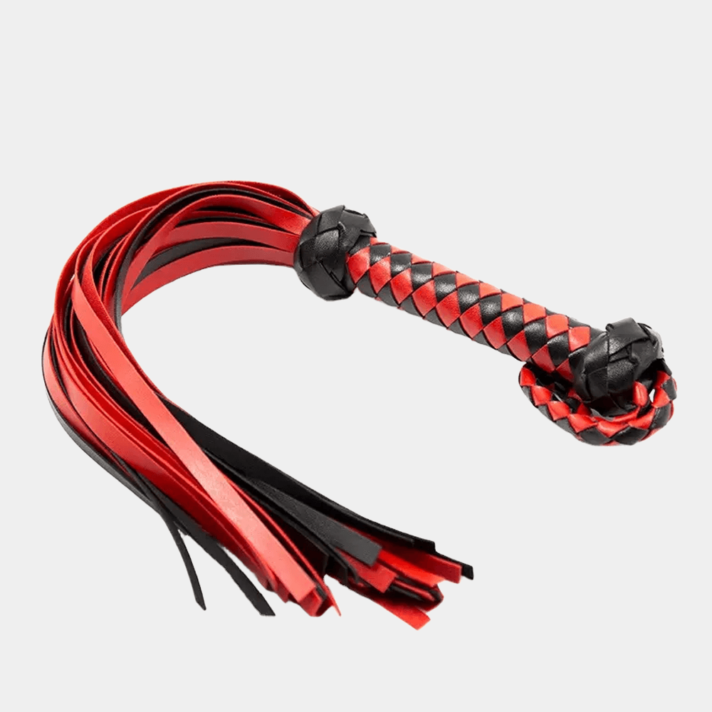 Blood Red Flogger at Tickle & Twist