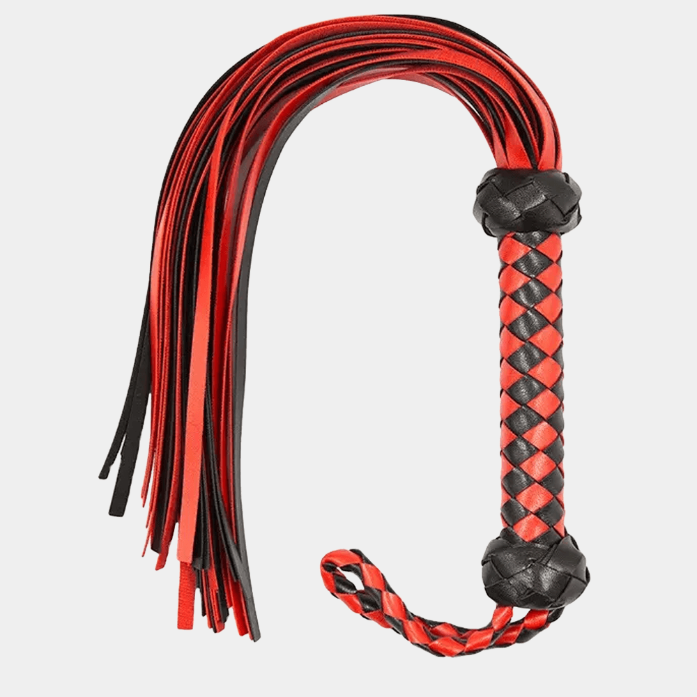 Blood Red Flogger at Tickle & Twist