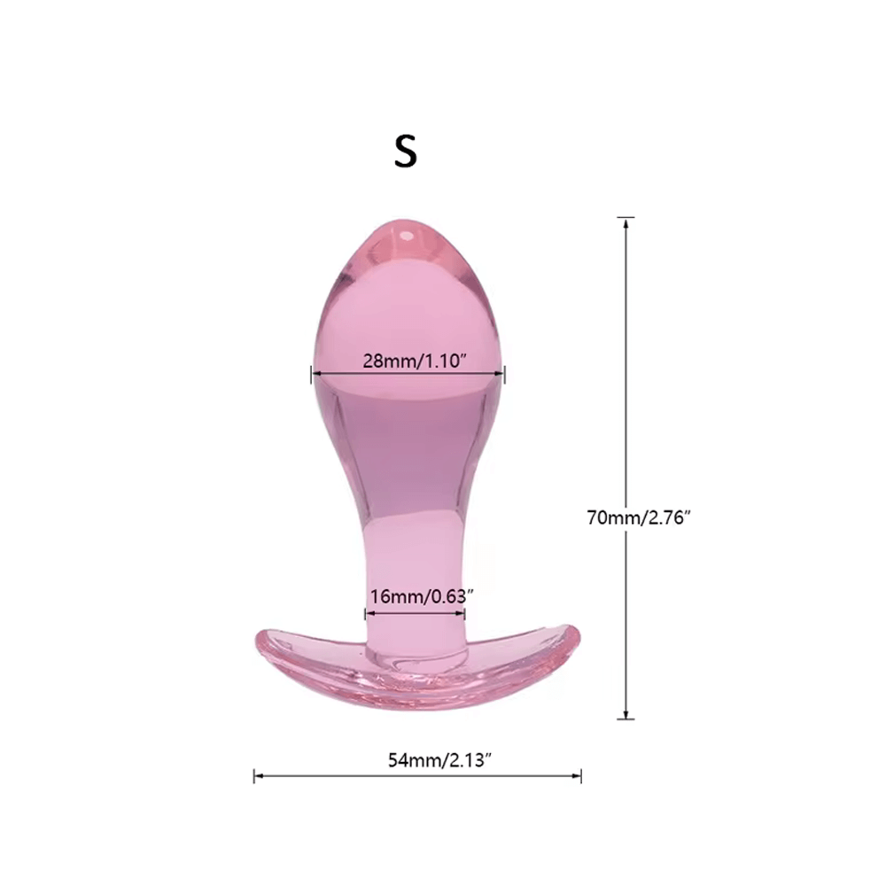 Timeless Rose Quartz Butt Plug at Tickle & Twist