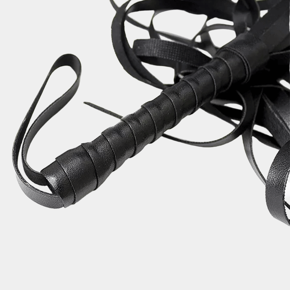 Vegan Leather Flogger at Tickle & Twist