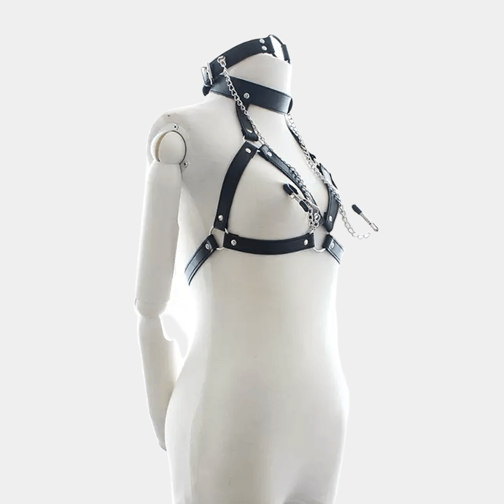 Lady's Restraining Set with Ring Gag at Tickle & Twist