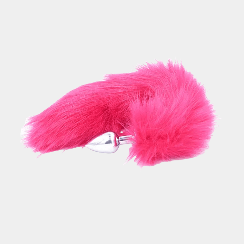 Pink Fox Tail Delight at Tickle & Twist