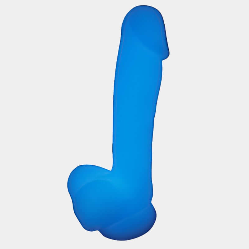 Neon Blue Dildo at Tickle & Twist