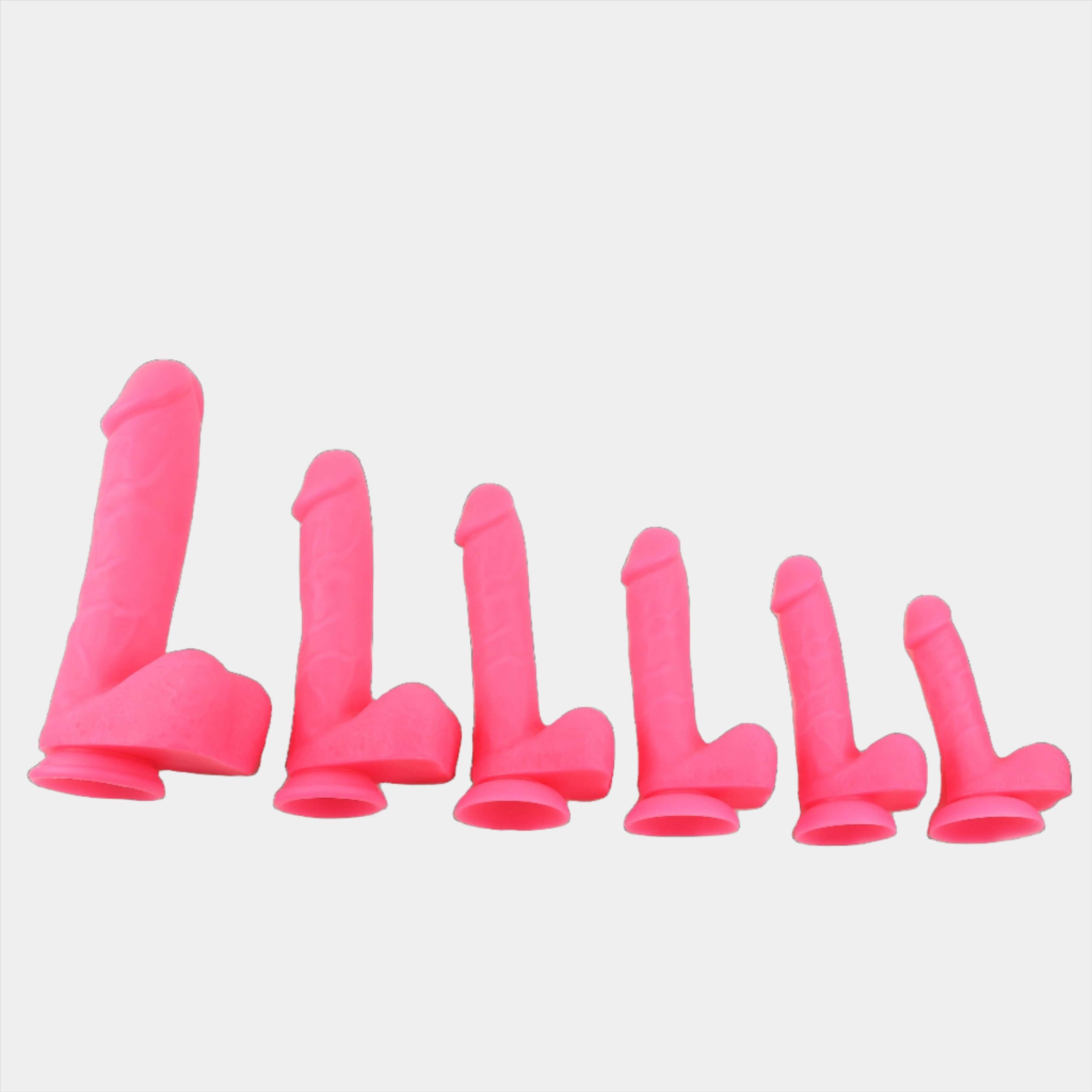 Neon PInk Dildo at Tickle & Twist