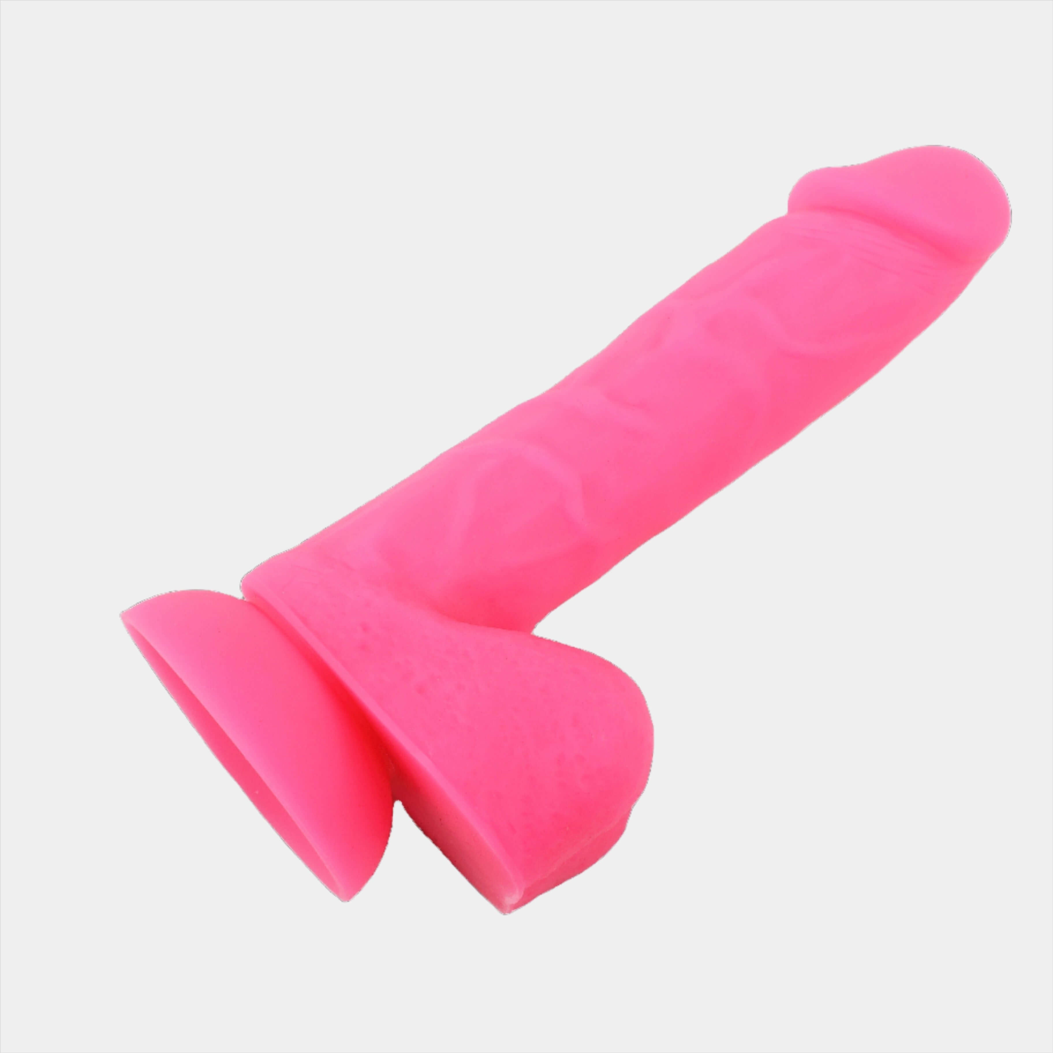 Neon PInk Dildo at Tickle & Twist