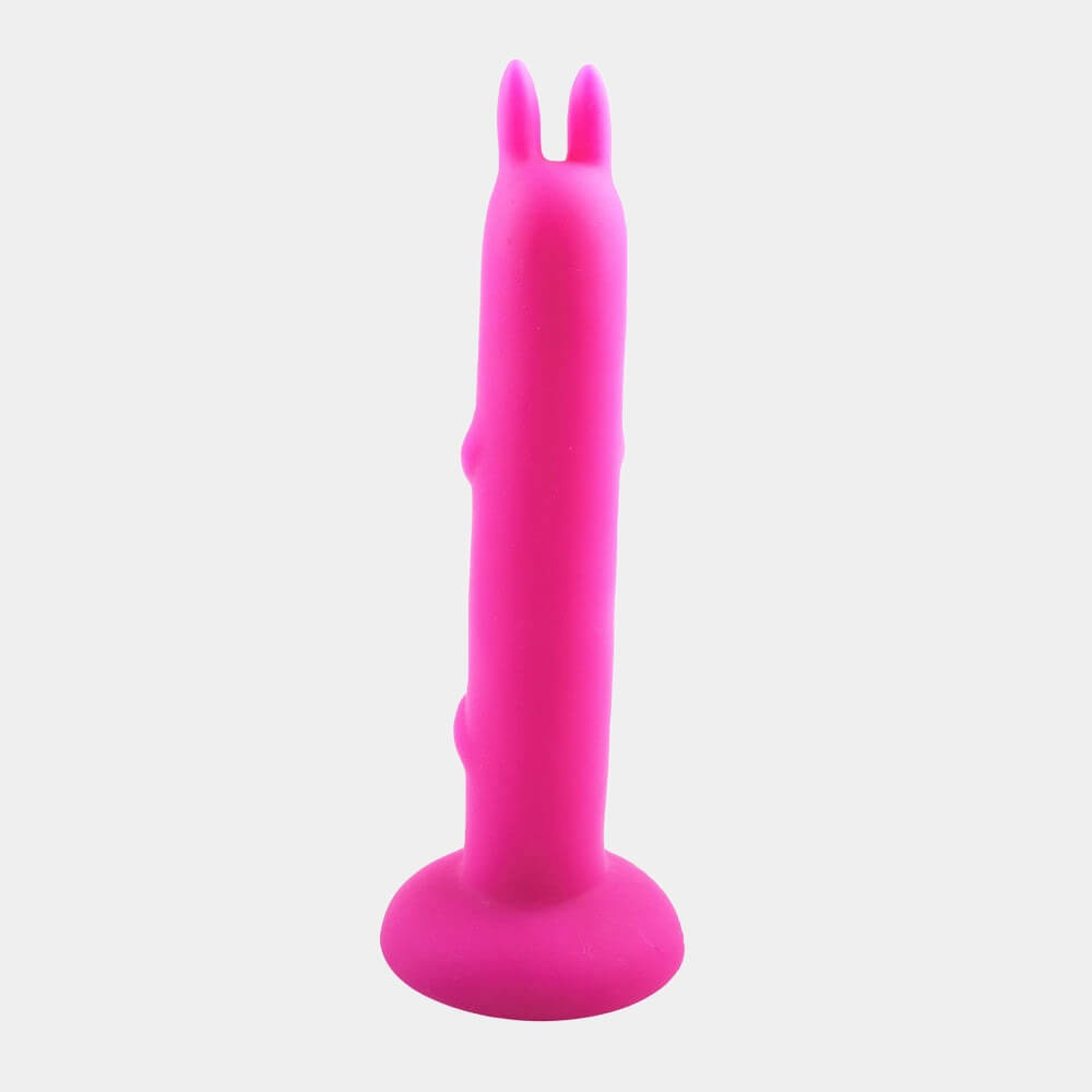 Hot Pink Rabbit Dildo at Tickle & Twist