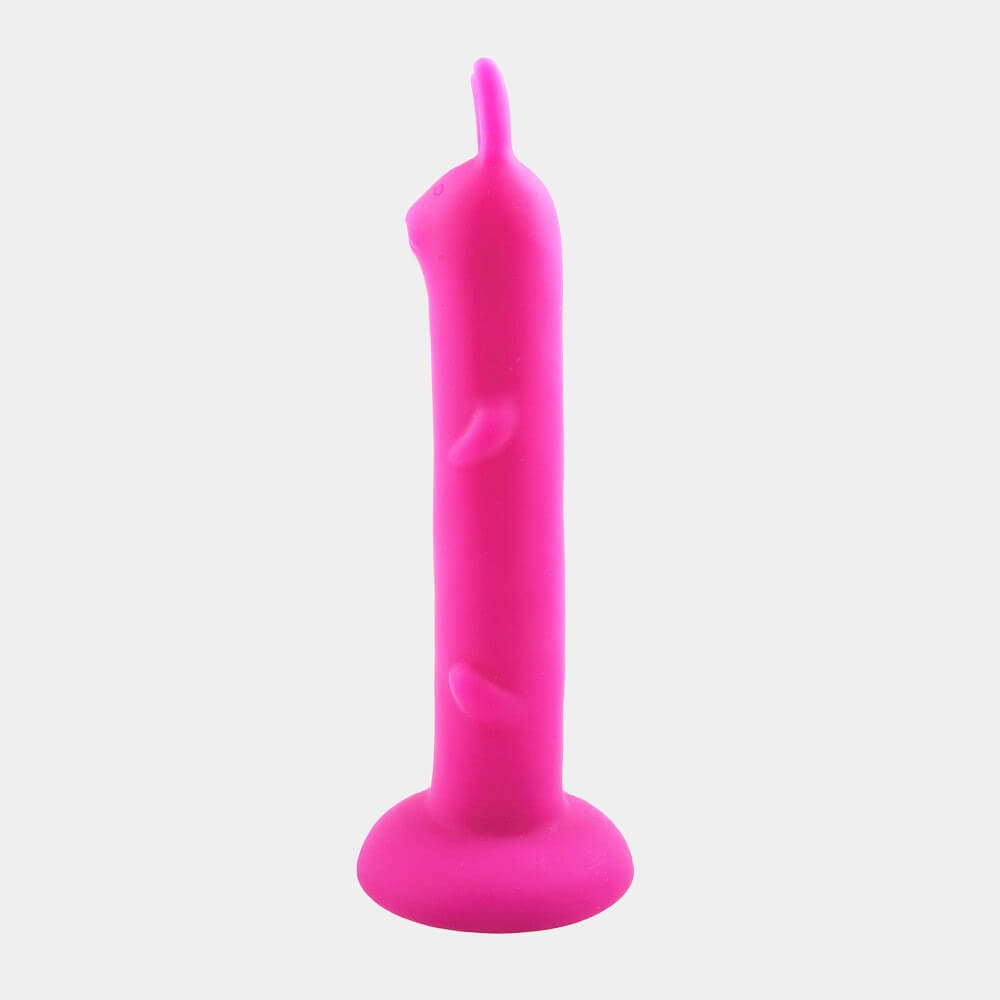 Hot Pink Rabbit Dildo at Tickle & Twist
