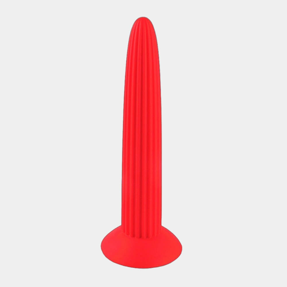 Watermelon Red Lined Dildo Plug at Tickle & Twist