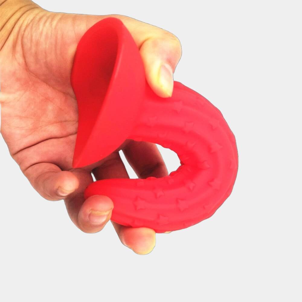 Watermelon Red Star Dildo Plug at Tickle & Twist