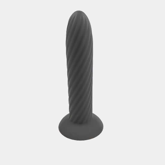 Onyx Spiral Dildo Plug at Tickle & Twist