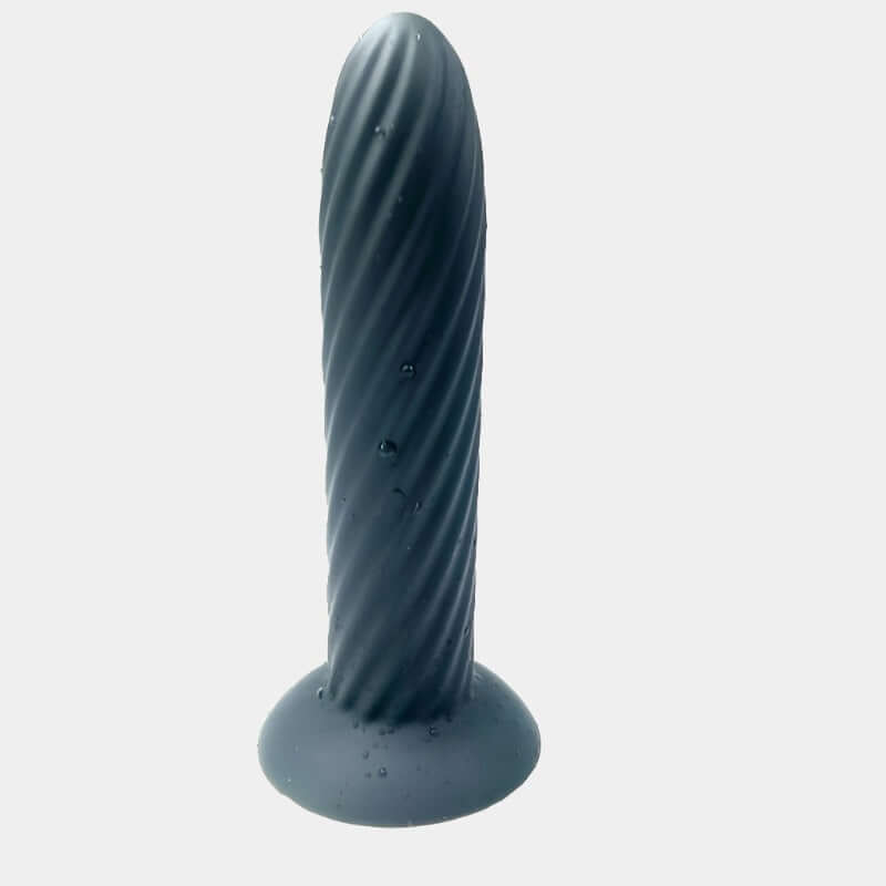 Onyx Spiral Dildo Plug at Tickle & Twist