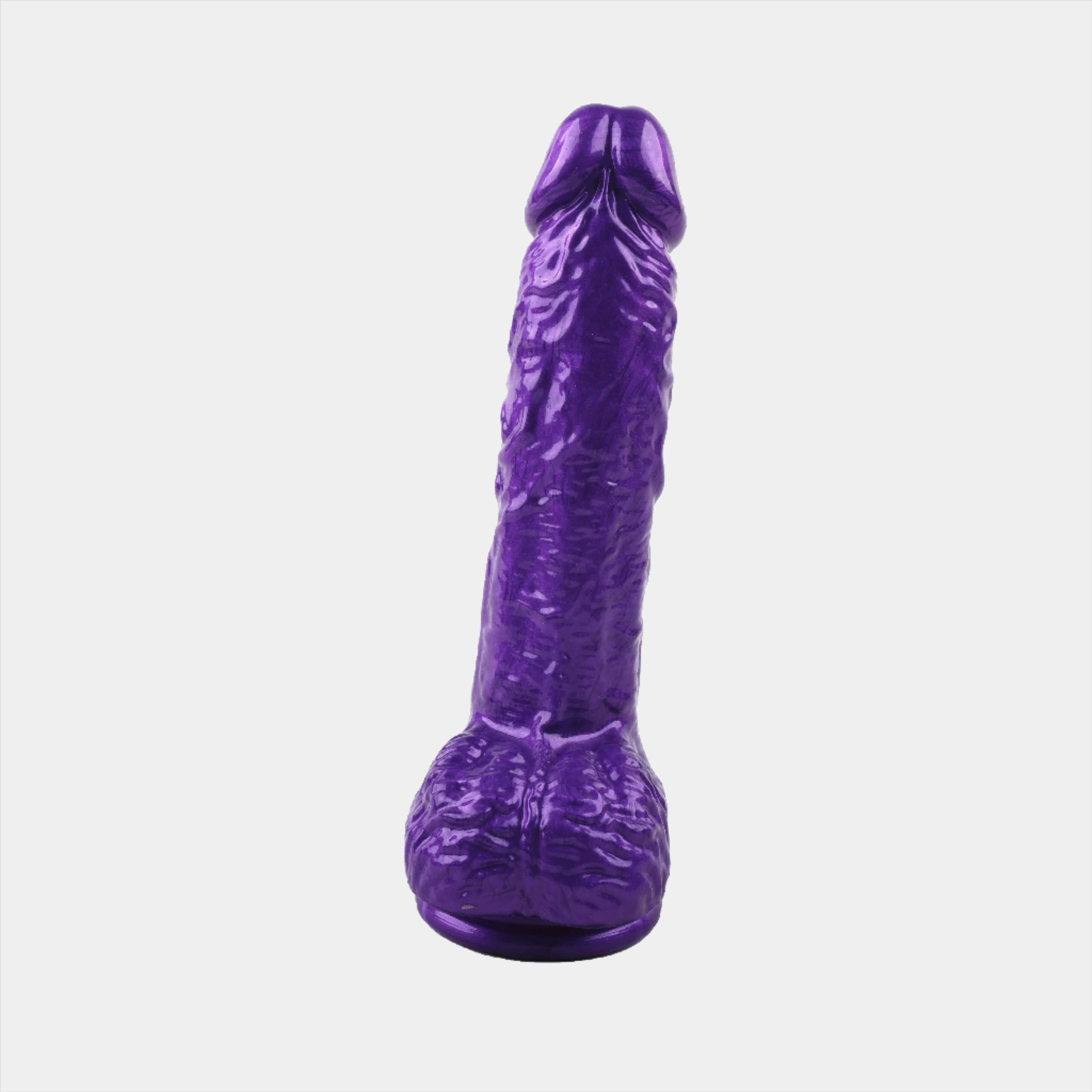 Glimmer Aubergine 7inch Realistic Dildo at Tickle & Twist