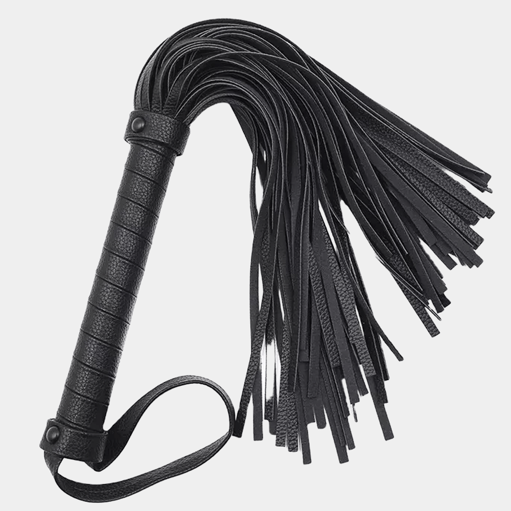 Master's Vegan Leather Flogger at Tickle & Twist