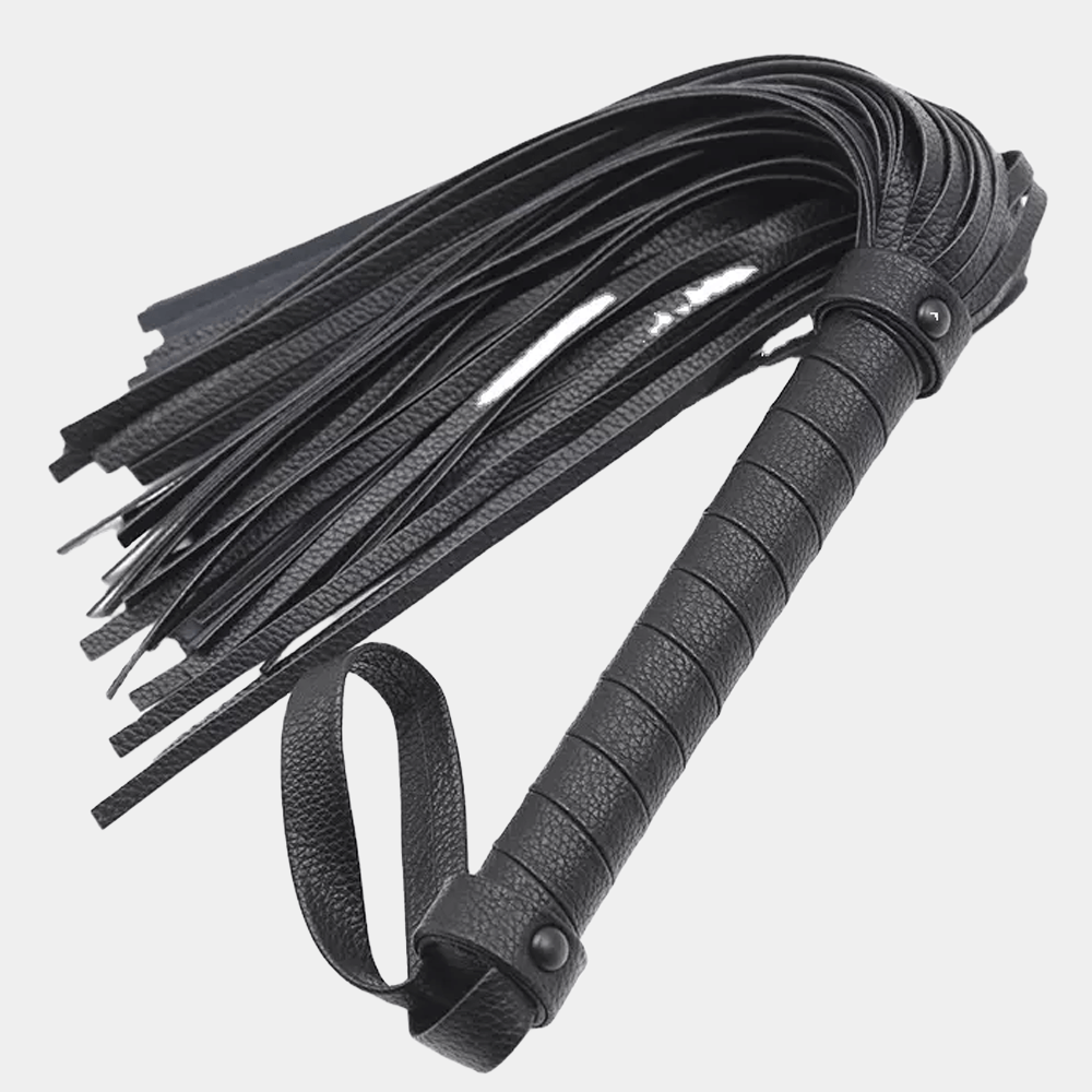 Master's Vegan Leather Flogger at Tickle & Twist