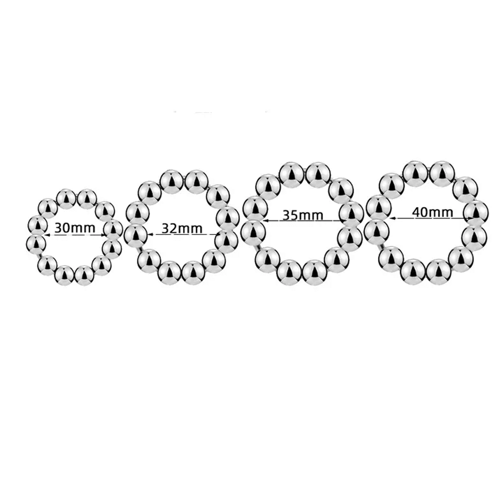Steel Orb Cock Ring at Tickle & Twist