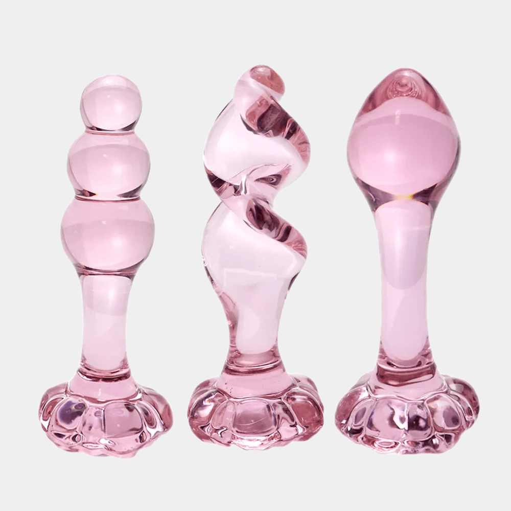 Pink Crystal Pleasure Butt Plug at Tickle & Twist
