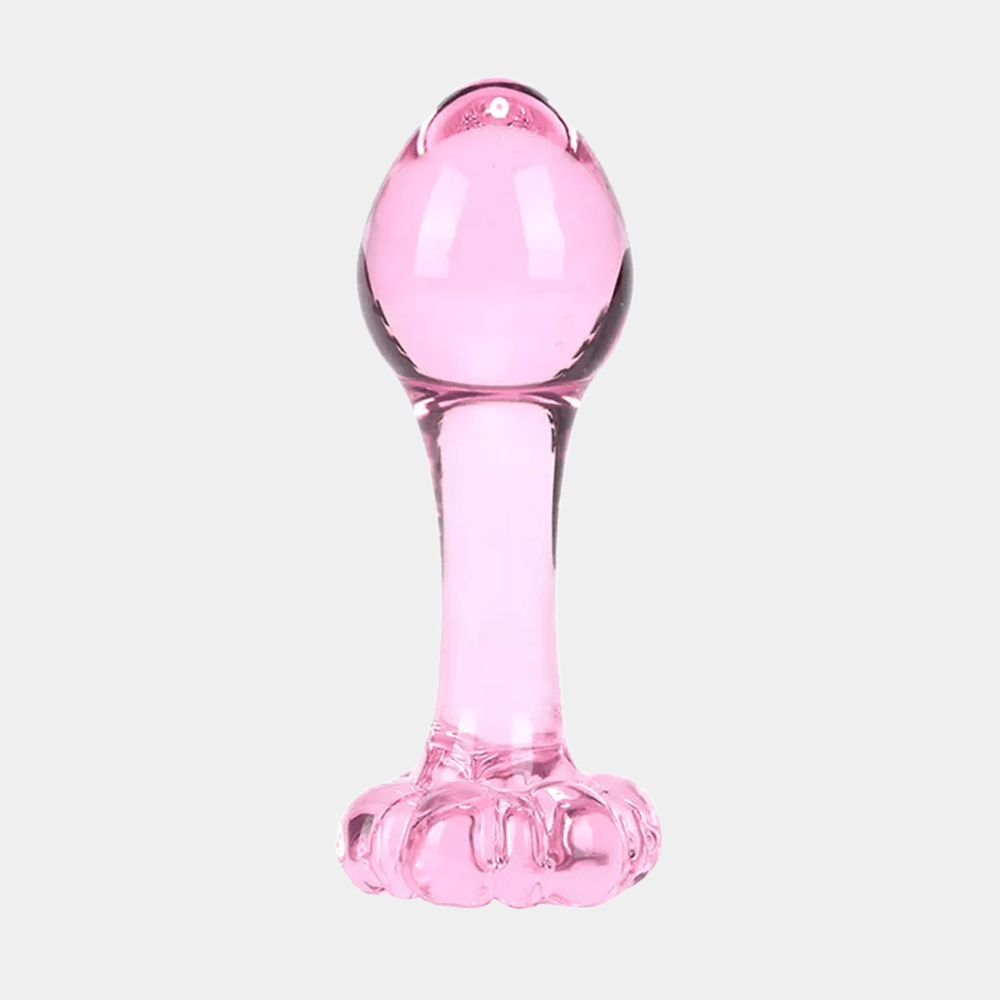Pink Crystal Pleasure Butt Plug at Tickle & Twist