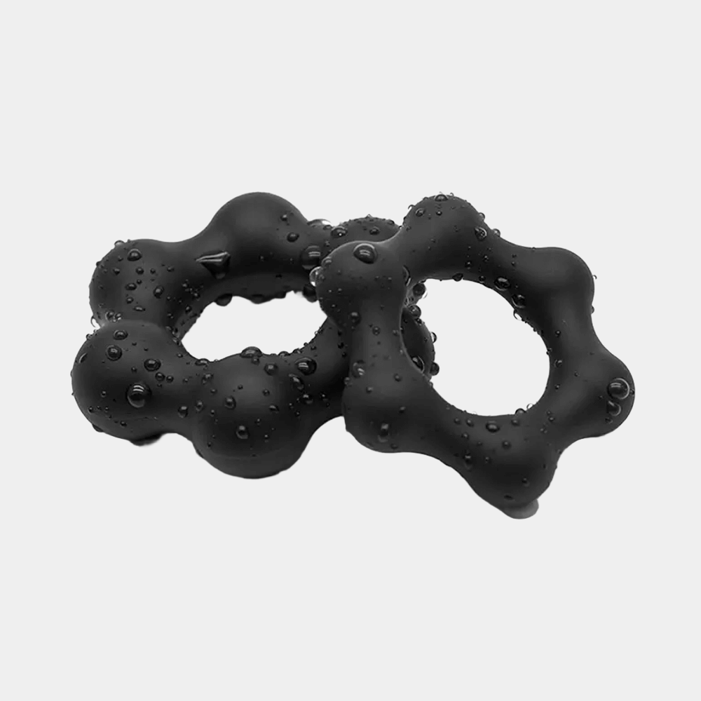 Enhanced Pleasure Silicone Cock Ring at Tickle & Twist