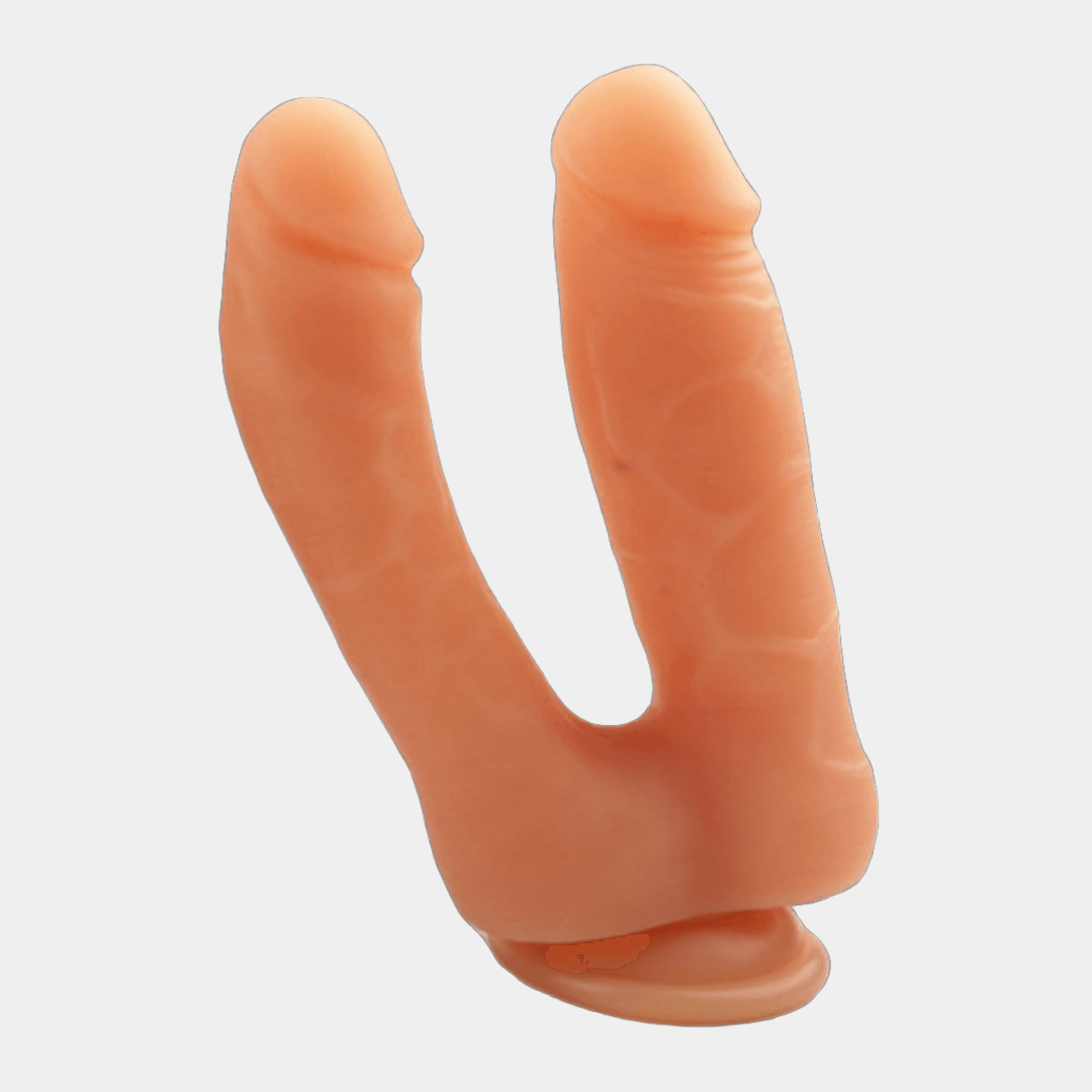Flesh Double Penetrator Dildo at Tickle & Twist