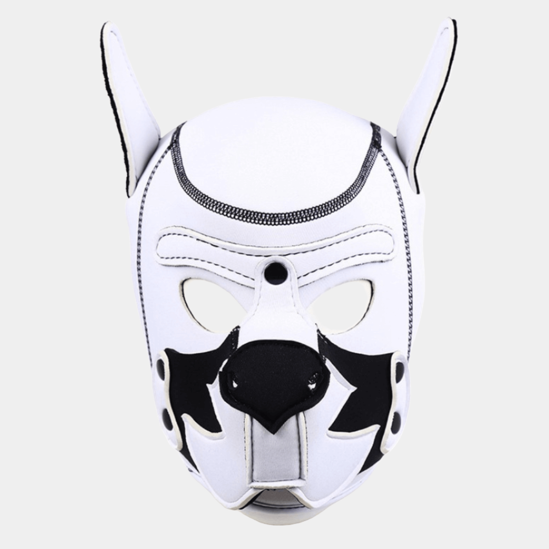 Delta Pup Hood - White at Tickle & Twist