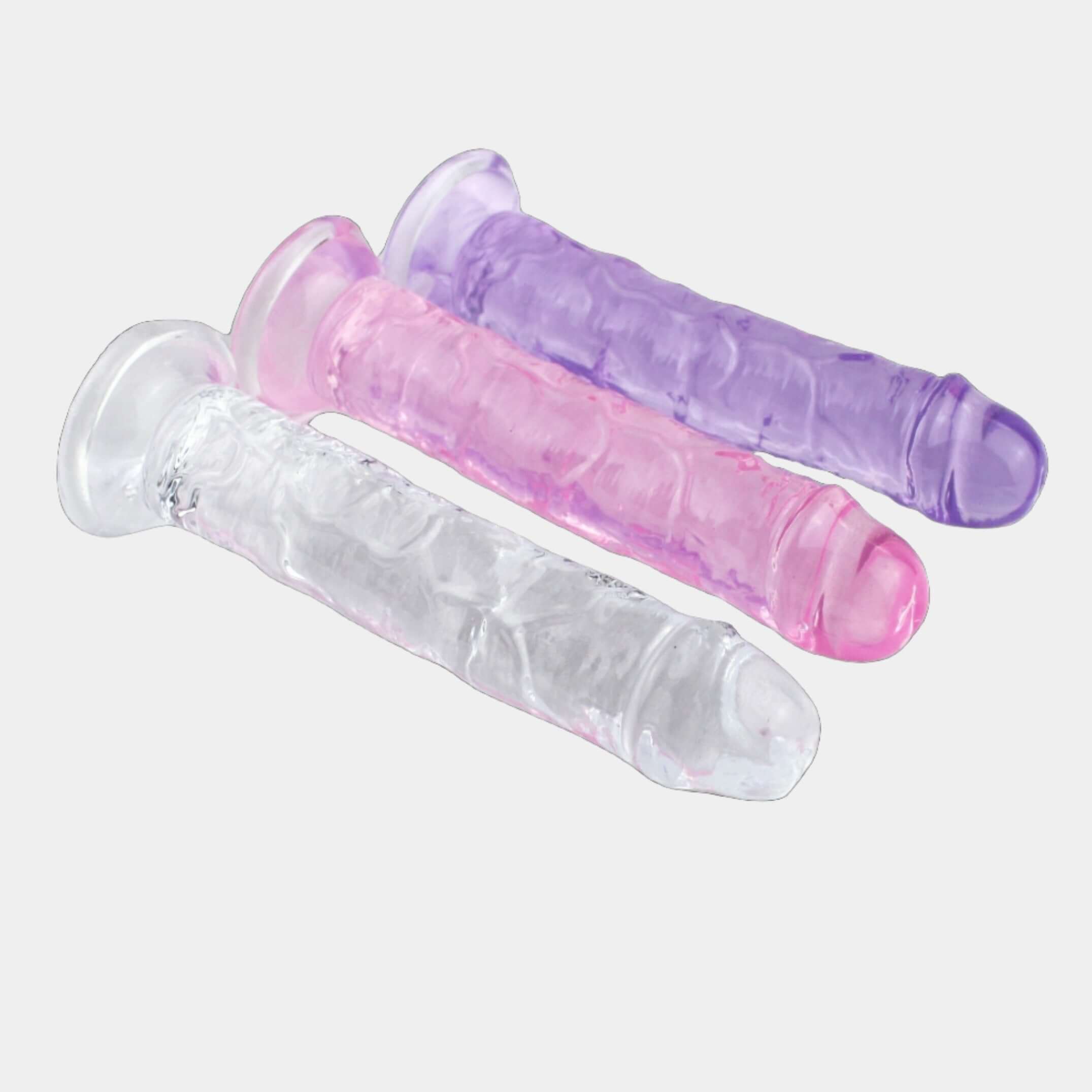Pink Jelly Dildo at Tickle & Twist