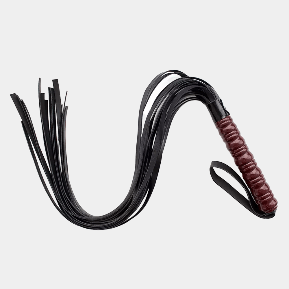 Wooden Handle Flogger at Tickle & Twist