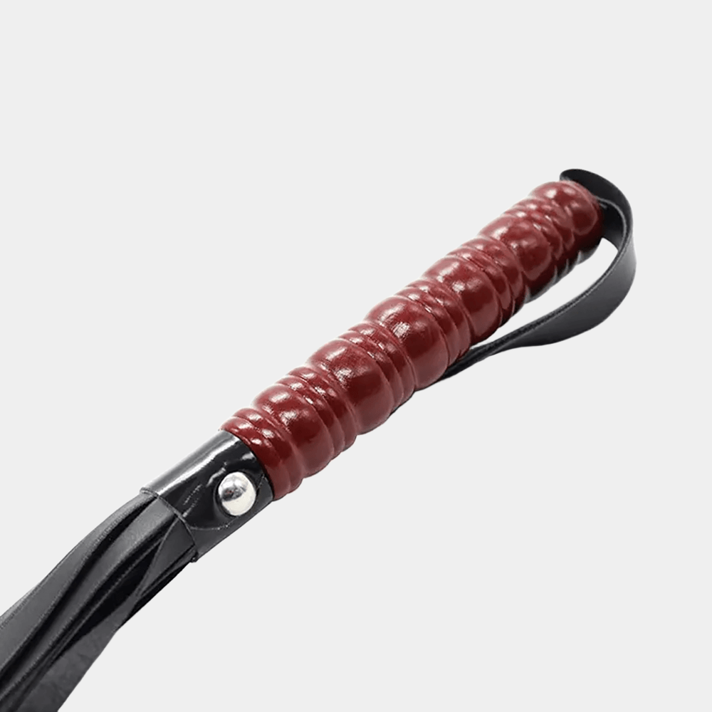 Wooden Handle Flogger at Tickle & Twist