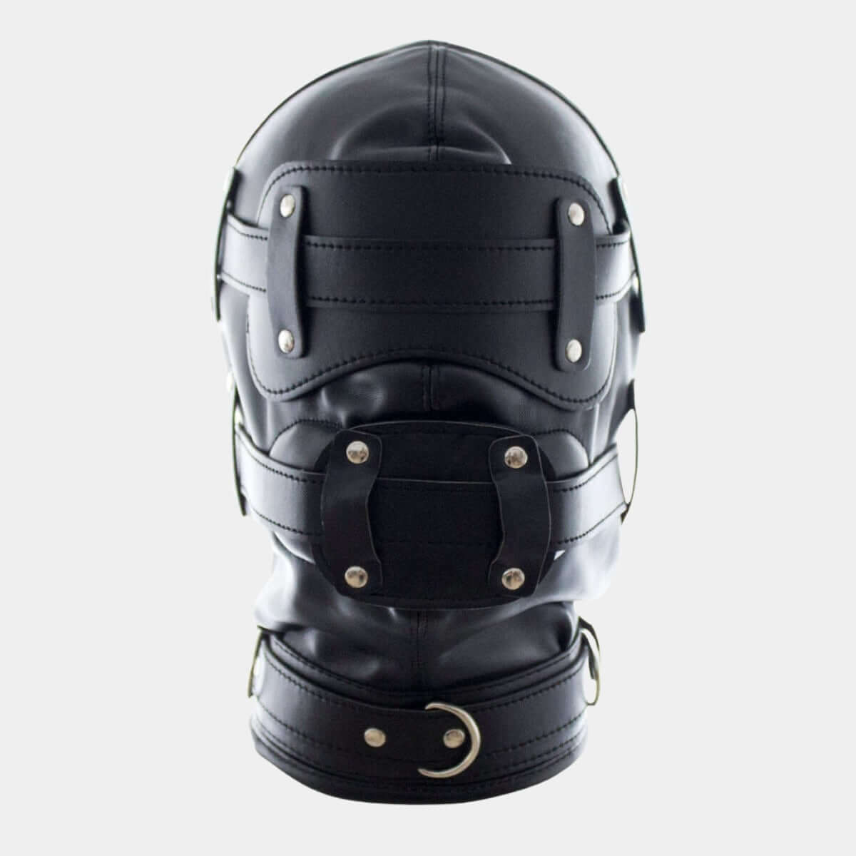 Next Level' Hood - Padded Blindfold & Dildo Gag at Tickle & Twist