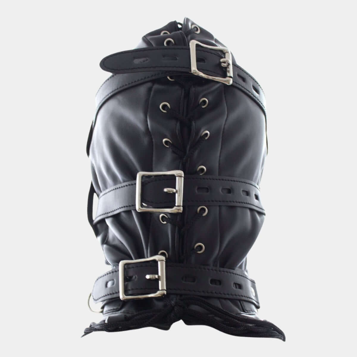 Next Level' Hood - Padded Blindfold & Dildo Gag at Tickle & Twist