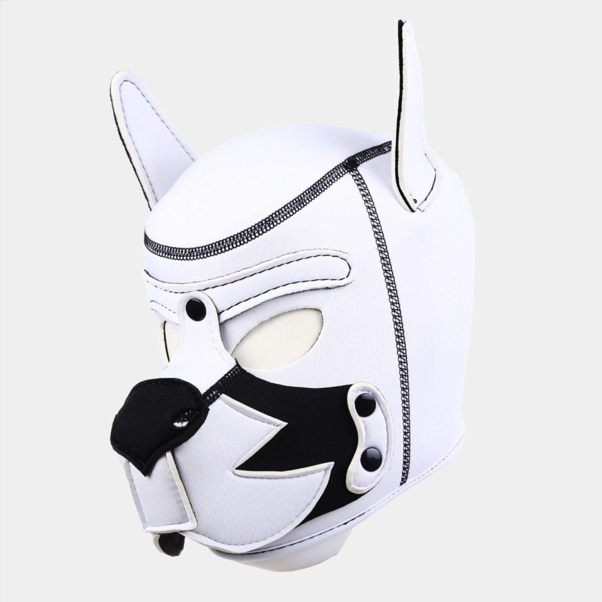 Delta Pup Hood - White at Tickle & Twist