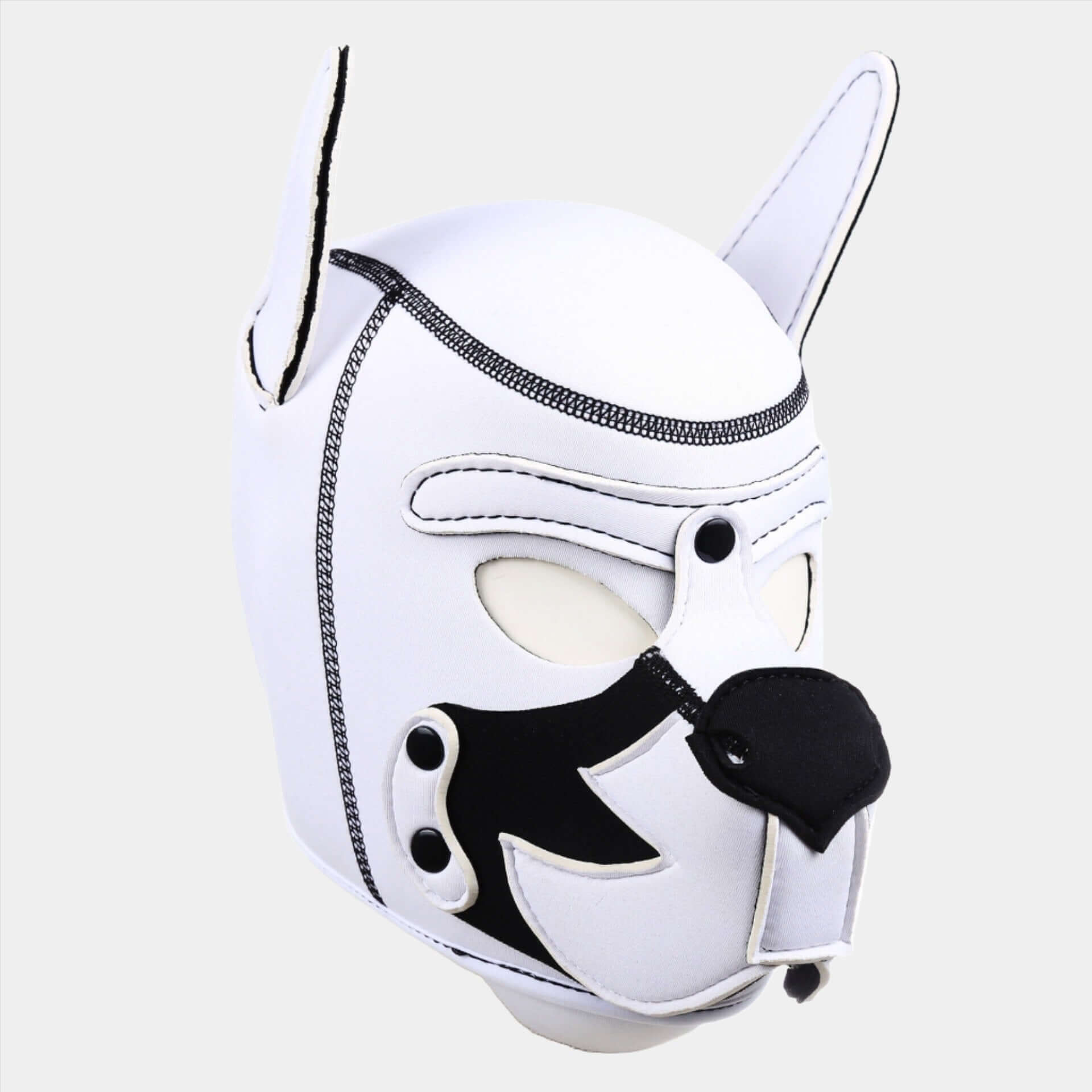 Delta Pup Hood - White at Tickle & Twist