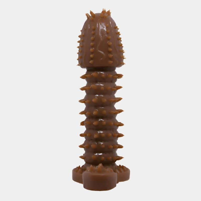 Walnut Penis Sleeve - Spiky at Tickle & Twist