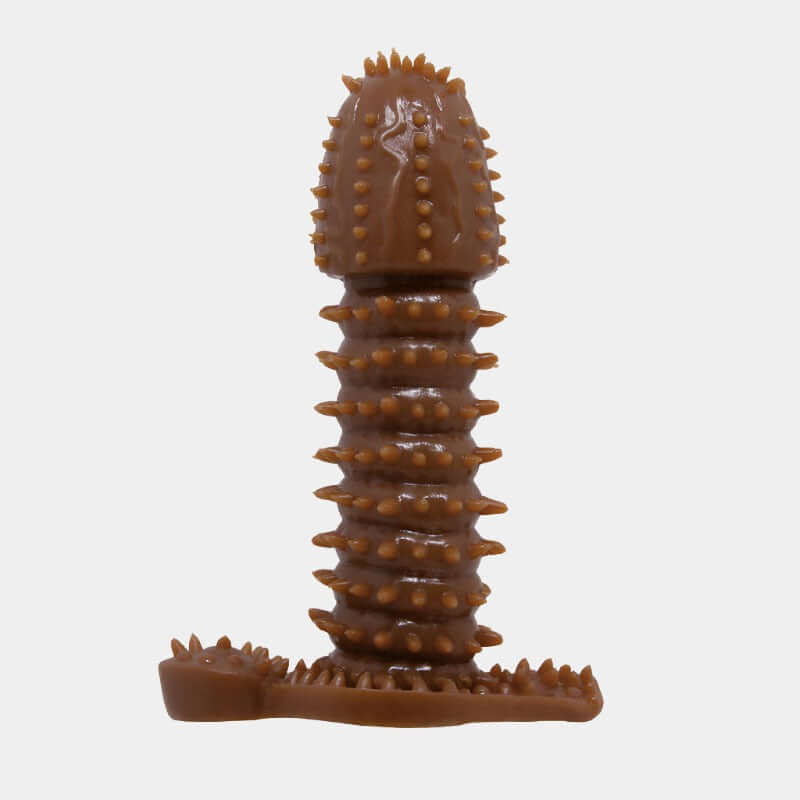 Walnut Penis Sleeve - Spiky at Tickle & Twist
