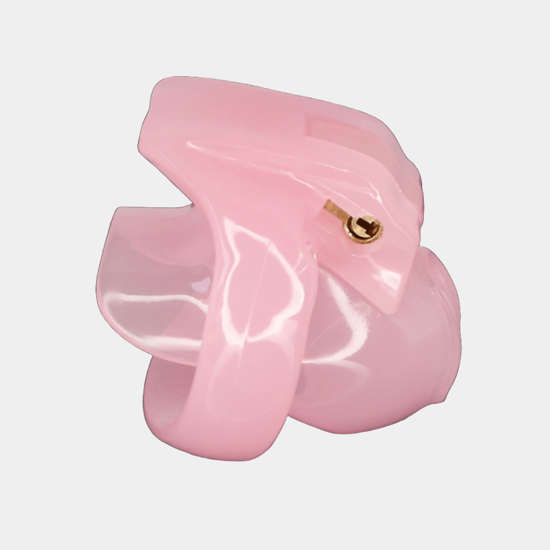 Pink Smooth Resin Nub Cock Cage at Tickle & Twist