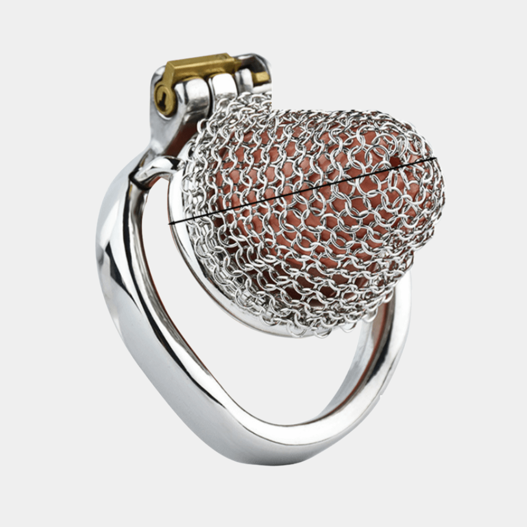 Chain Mail Nano Cock Cage at Tickle & Twist