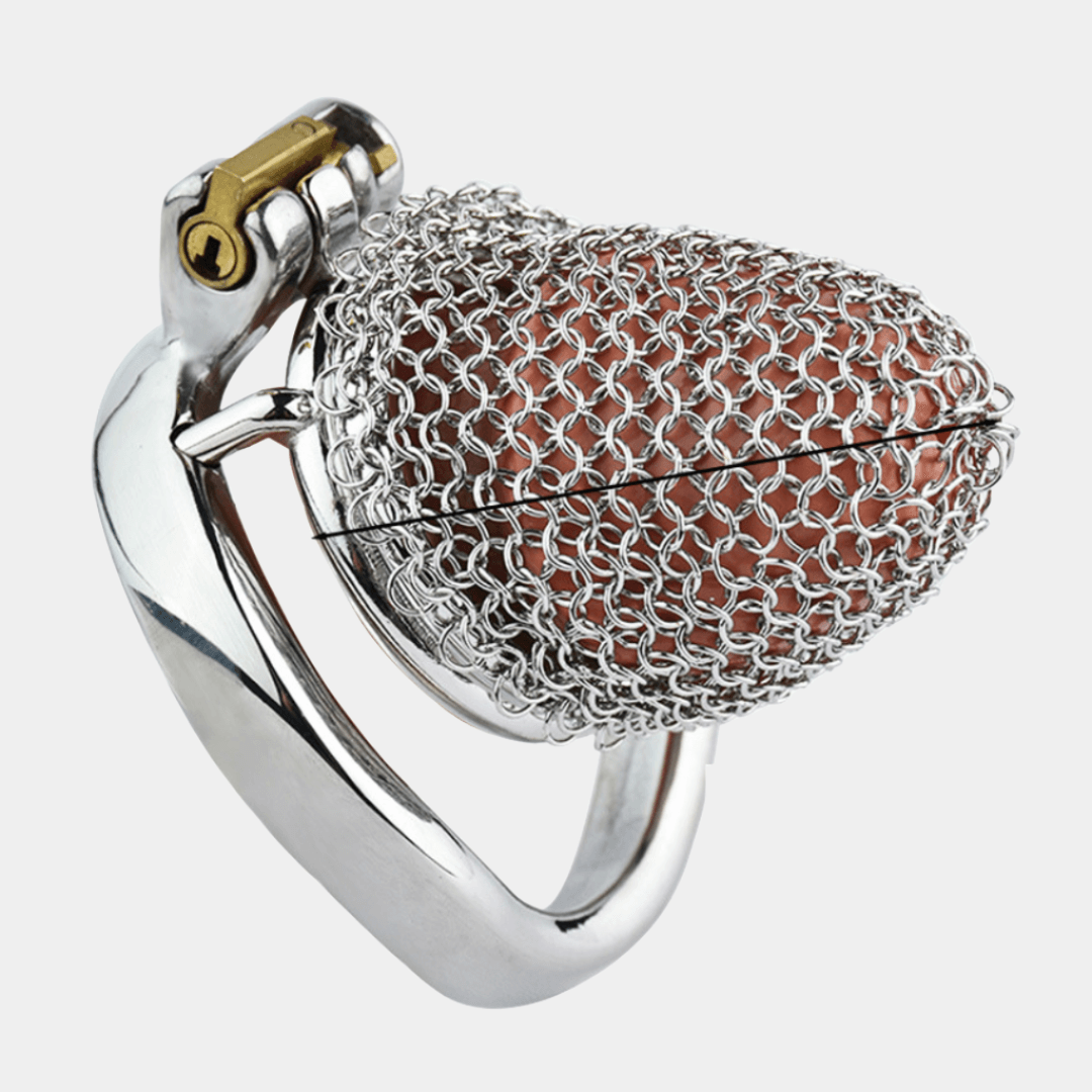 Chain Mail Small Cock Cage at Tickle & Twist