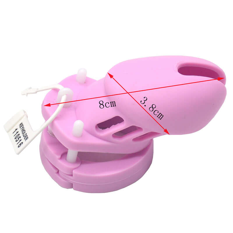 Pink Silicone Cock Cage - Small at Tickle & Twist