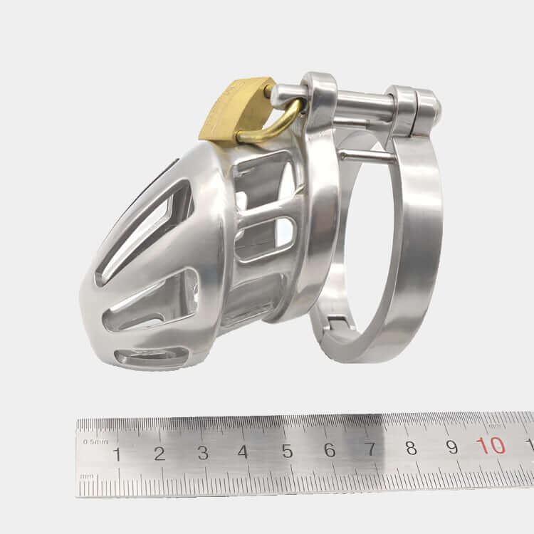 Lockup Steel Cock Cage at Tickle & Twist