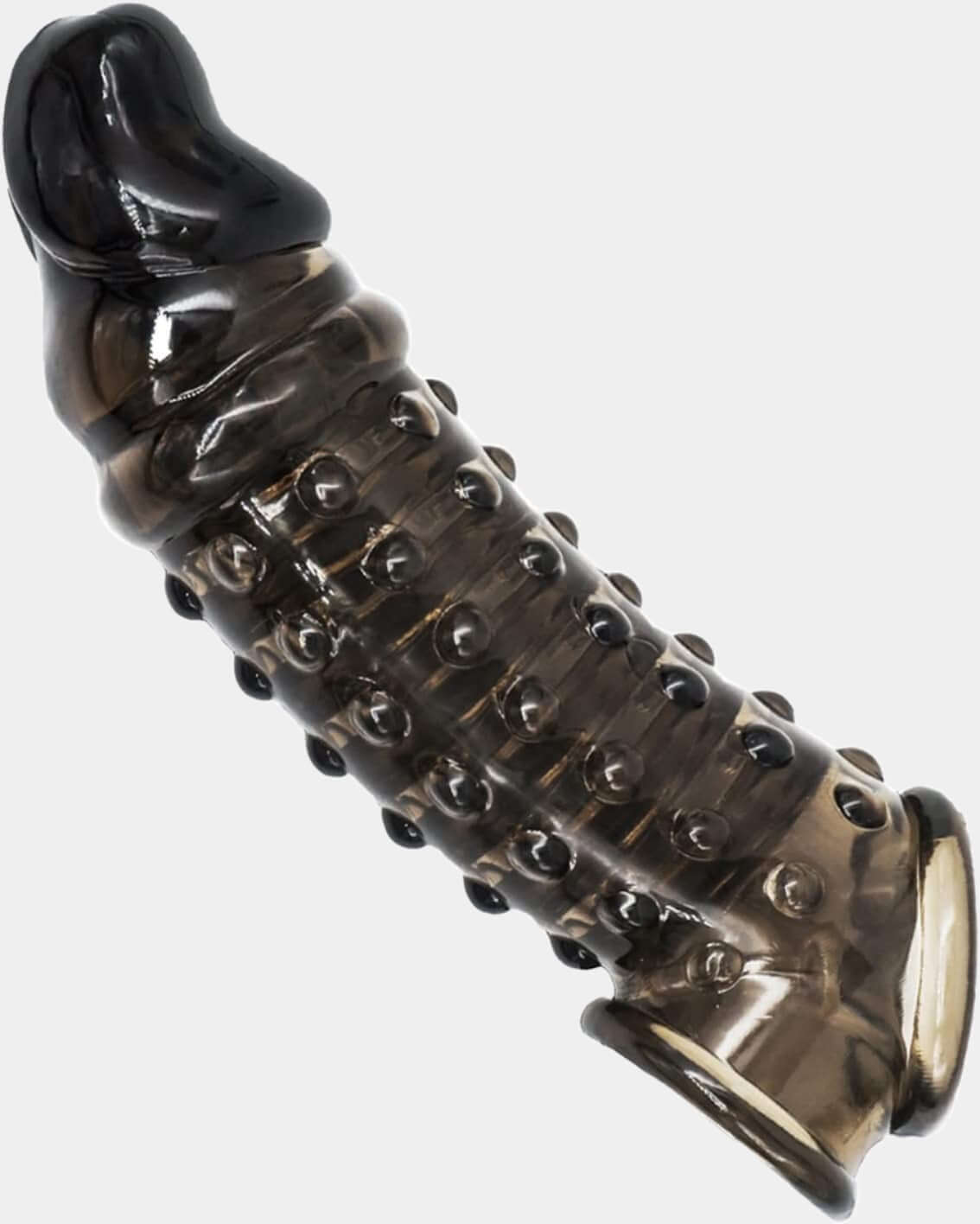 7 Inch Knobbed Penis Sleeve at Tickle & Twist