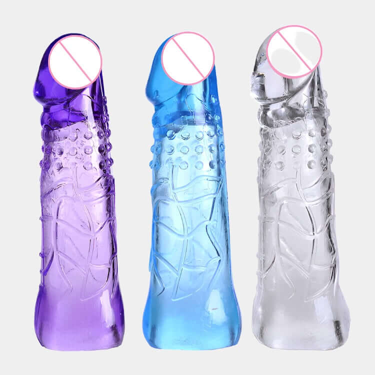 6.5 Inch Transparent Penis Sleeve at Tickle & Twist