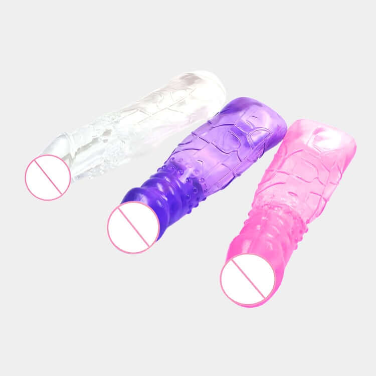 6.5 Inch Transparent Penis Sleeve at Tickle & Twist