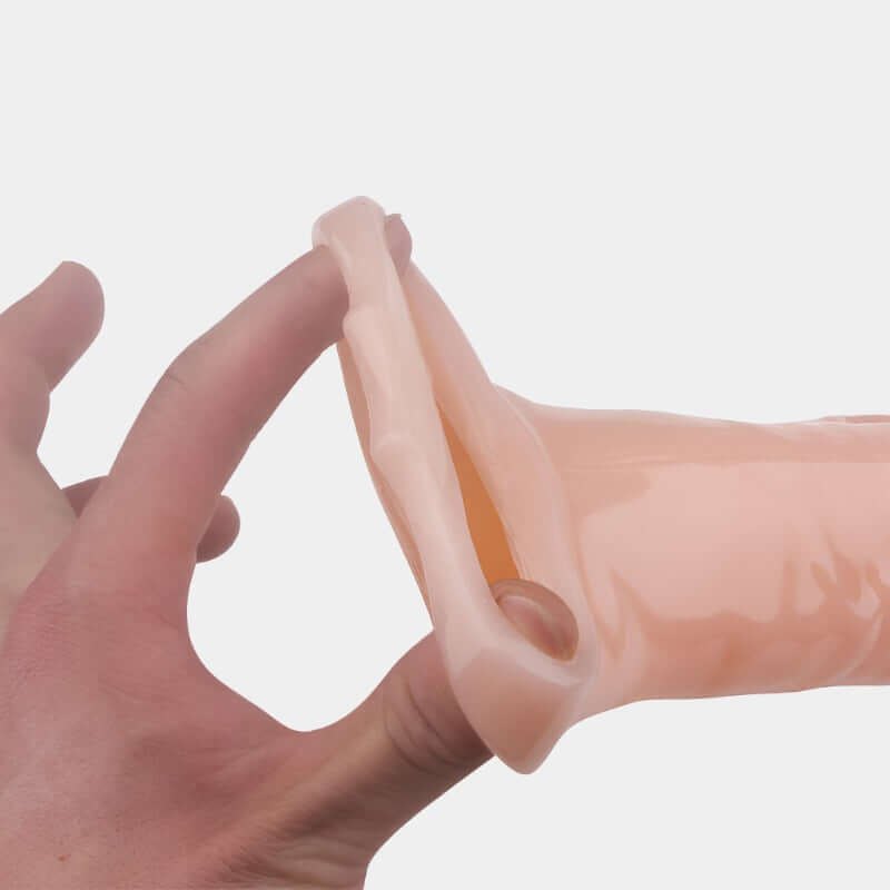 11 Inch Realistic Penis Sleeve at Tickle & Twist