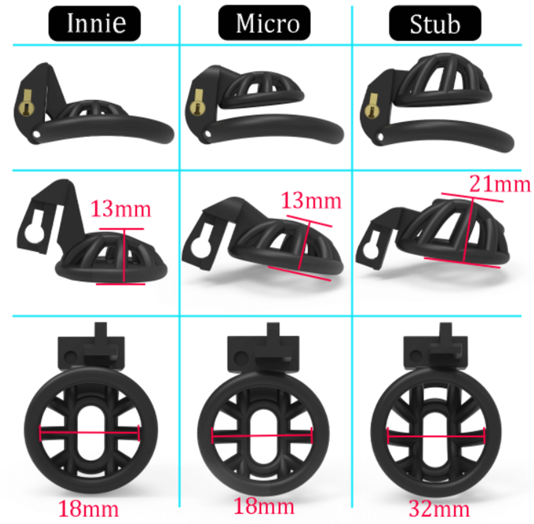 Pink Resin Drain Trap Cock Cage at Tickle & Twist