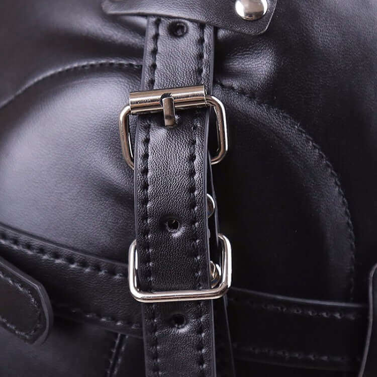 Heavy Duty Bondage Hood - With Ball Gag at Tickle & Twist