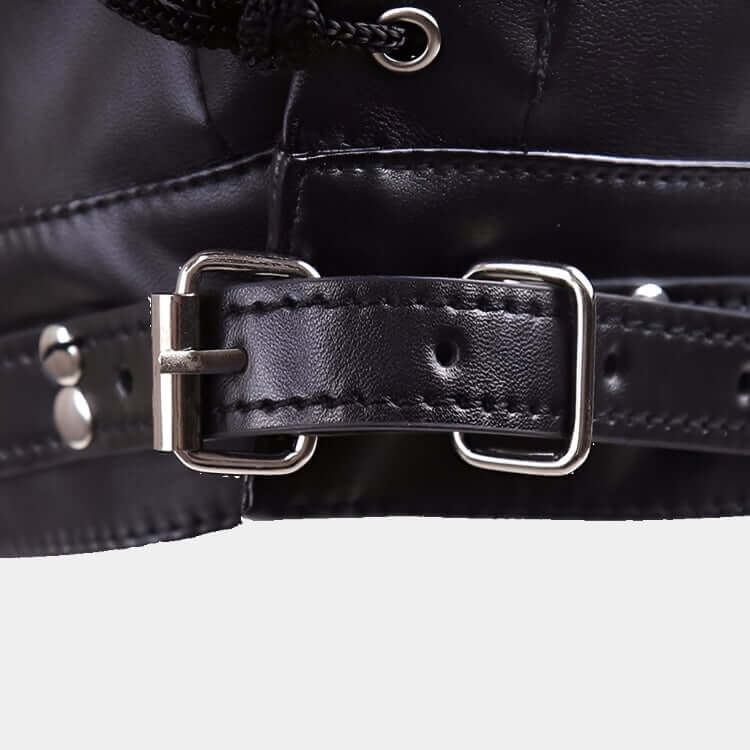 Heavy Duty Bondage Hood - With Ball Gag at Tickle & Twist