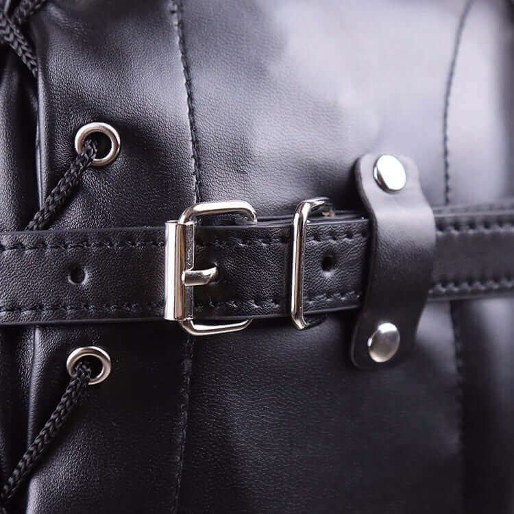 Heavy Duty Bondage Hood - With Ball Gag at Tickle & Twist