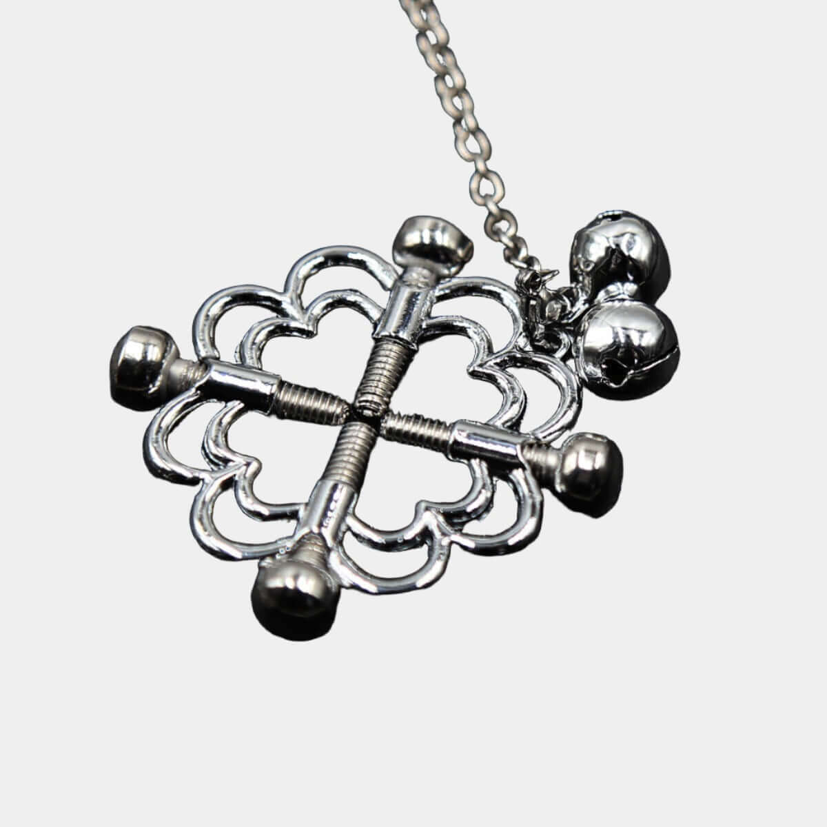 Adjustable Metal Cross Clamp with Detachable Chain at Tickle & Twist
