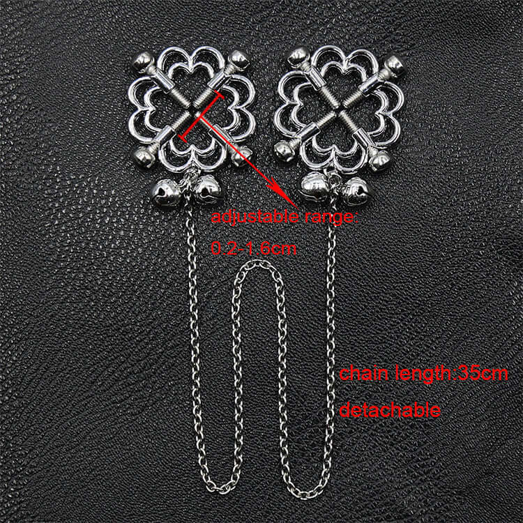 Adjustable Metal Cross Clamp with Detachable Chain at Tickle & Twist